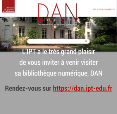 DAN, bibliothèque numérique de l'IPT